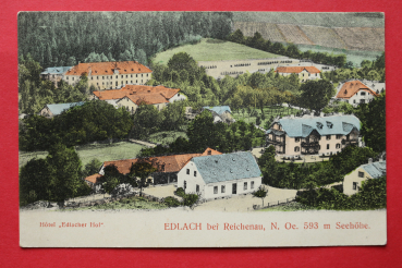 AK Edlach bei Reichenau / 1910 / Hotel Edlacher Hof / Strassen / Niederösterreich